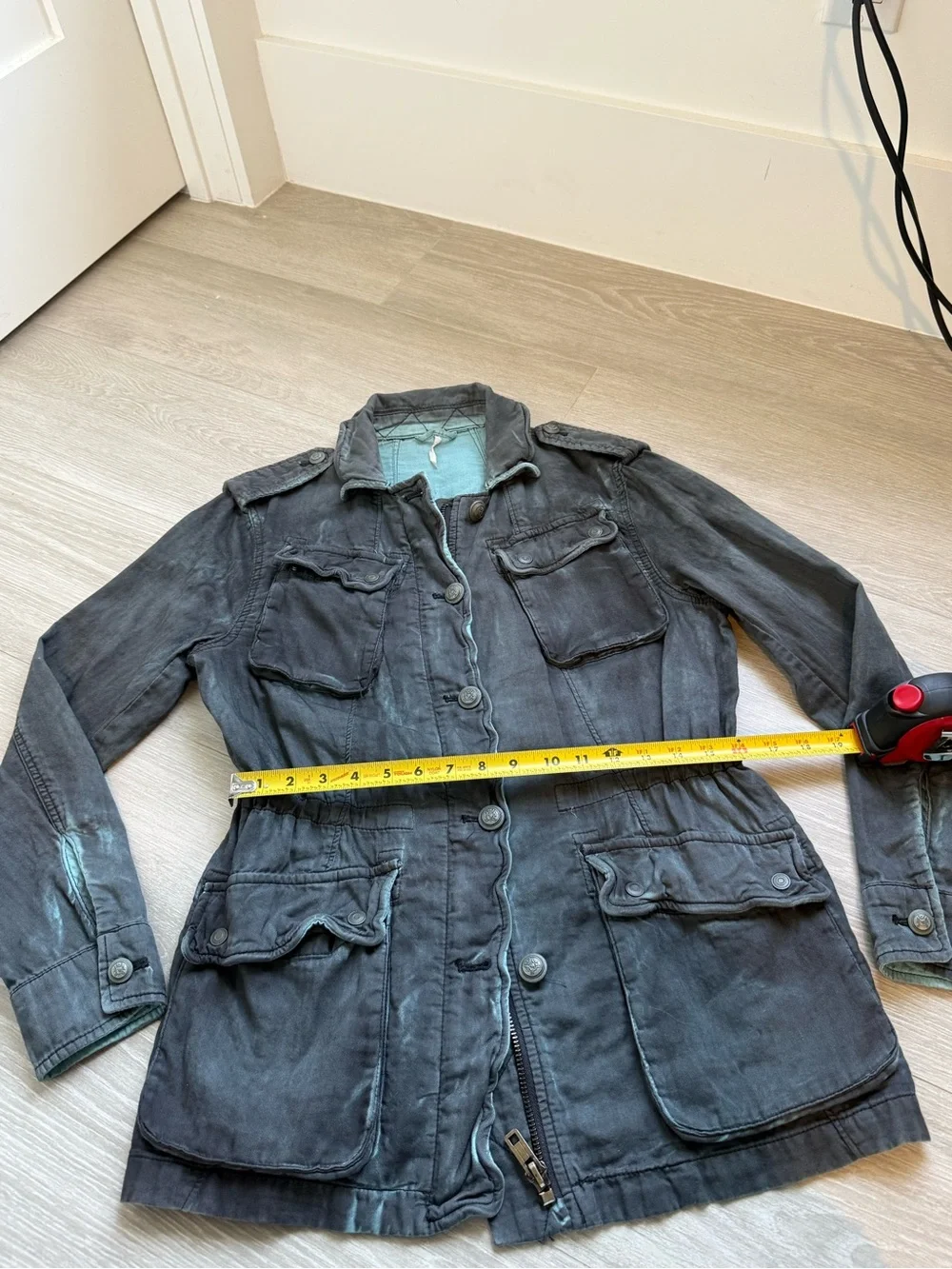 Free People Double Cloth Utility Washed